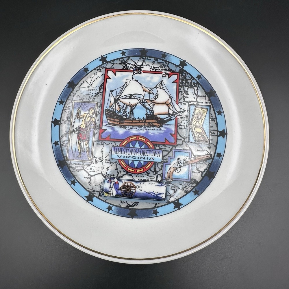 Jamestown-Yorktown Virginia 71/4" Decorative Plate KWC